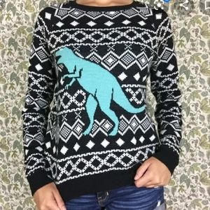 LA Hearts Dinosaur sweater